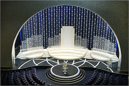 David Rockwell - designed set model for 2009 Oscars